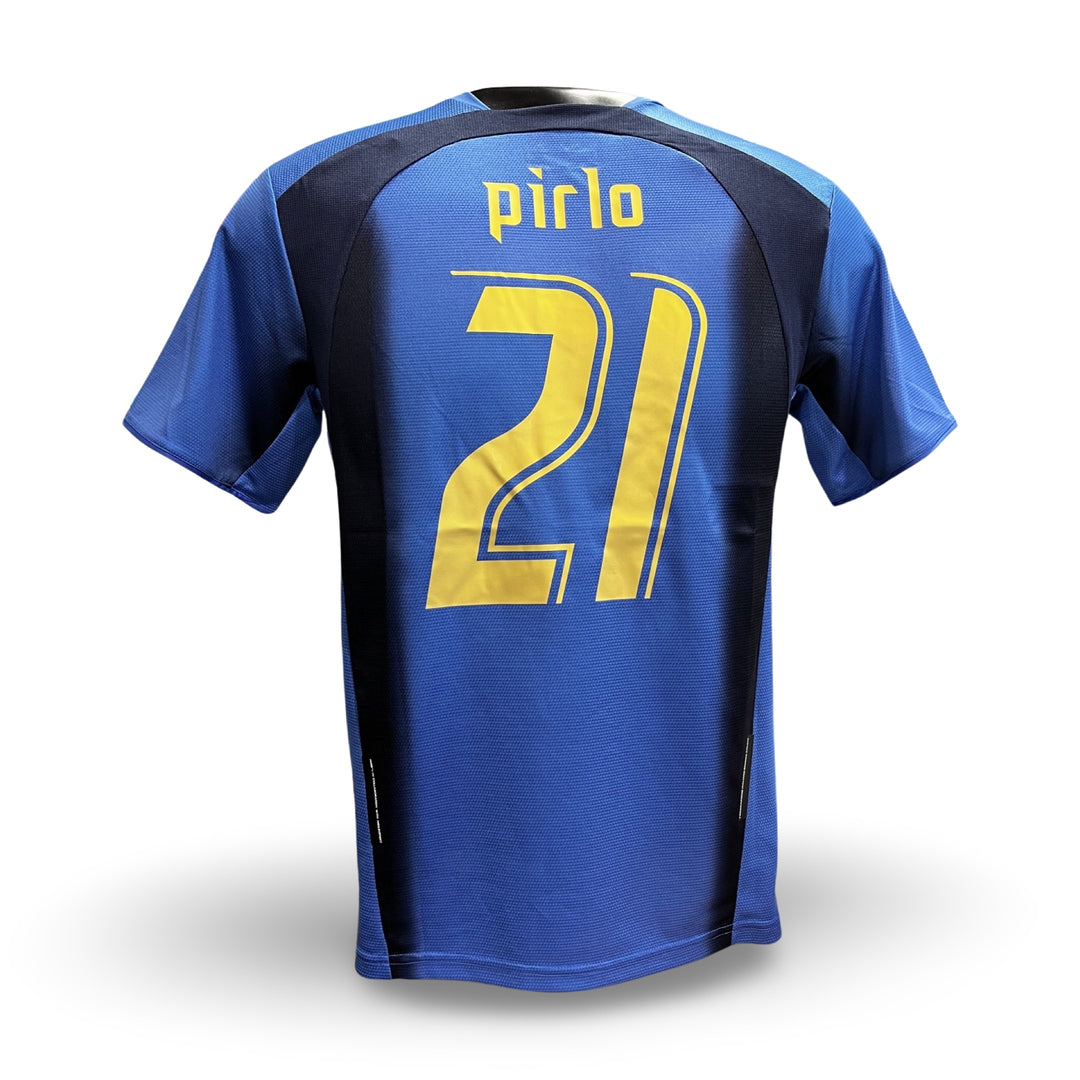 2006 Italy Replica Home Jersey - 21 Pirlo