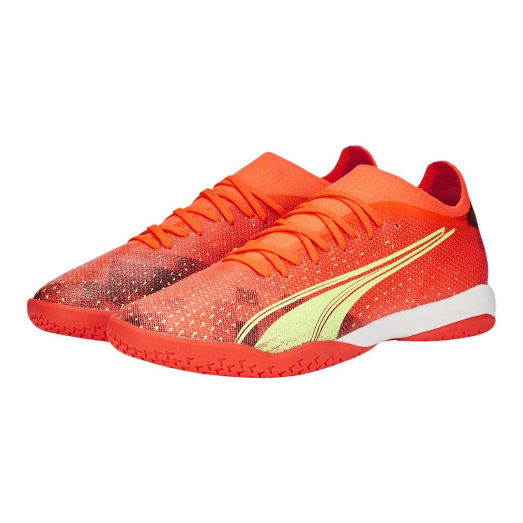 Puma Futsal - Ultra Match IT - FIERY CORAL/FIZZY LIGHT