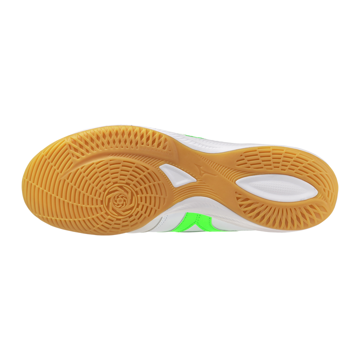 Mizuno Futsal - Morelia Sala Elite IN - WHITE/GREEN GECKO