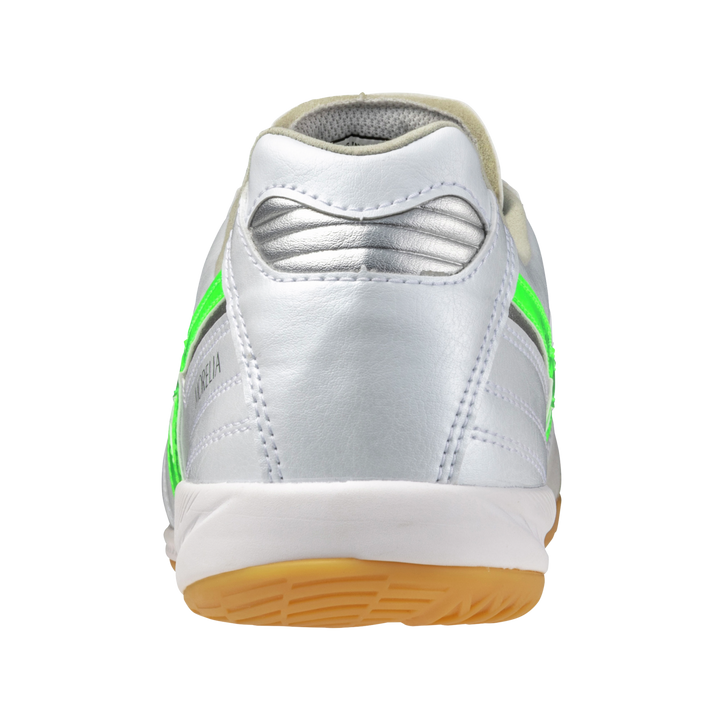 Mizuno Futsal - Morelia Sala Elite IN - WHITE/GREEN GECKO