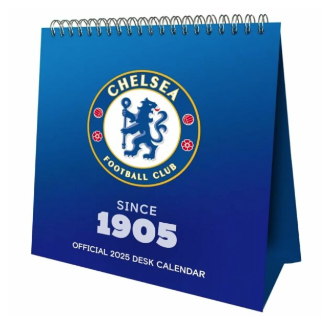 Chelsea FC Desktop Calendar 2025