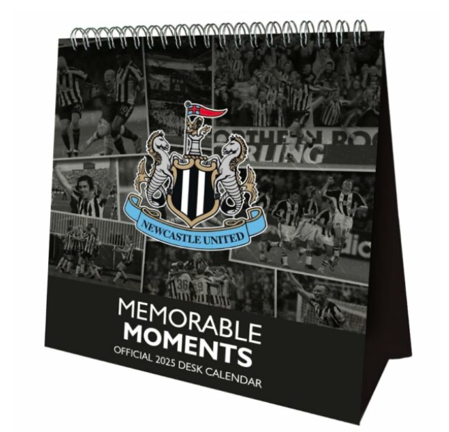 Newcastle United FC Desktop Calendar 2025