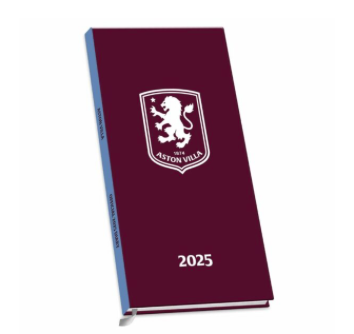 Aston Villa FC Slim Diary 2025