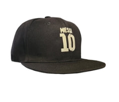 Messi 10 Flat Cap - BLACK