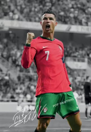 Ronaldo Portugal Canvas Poster 45X30cm