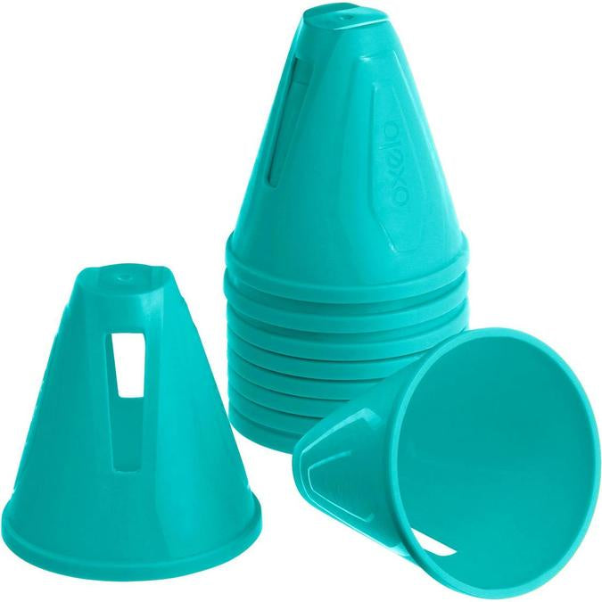 Small Slalom Cones 10 Set - BLUE