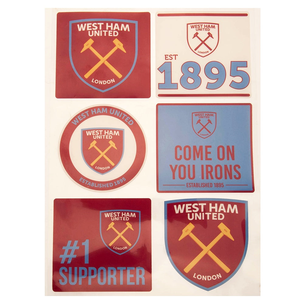 West Ham Car Decal Set