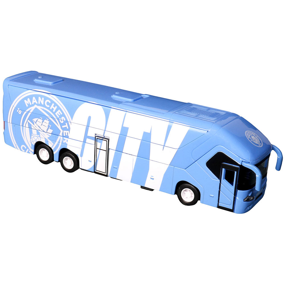 Manchester City FC Diecast Team Bus Soccer United NZ