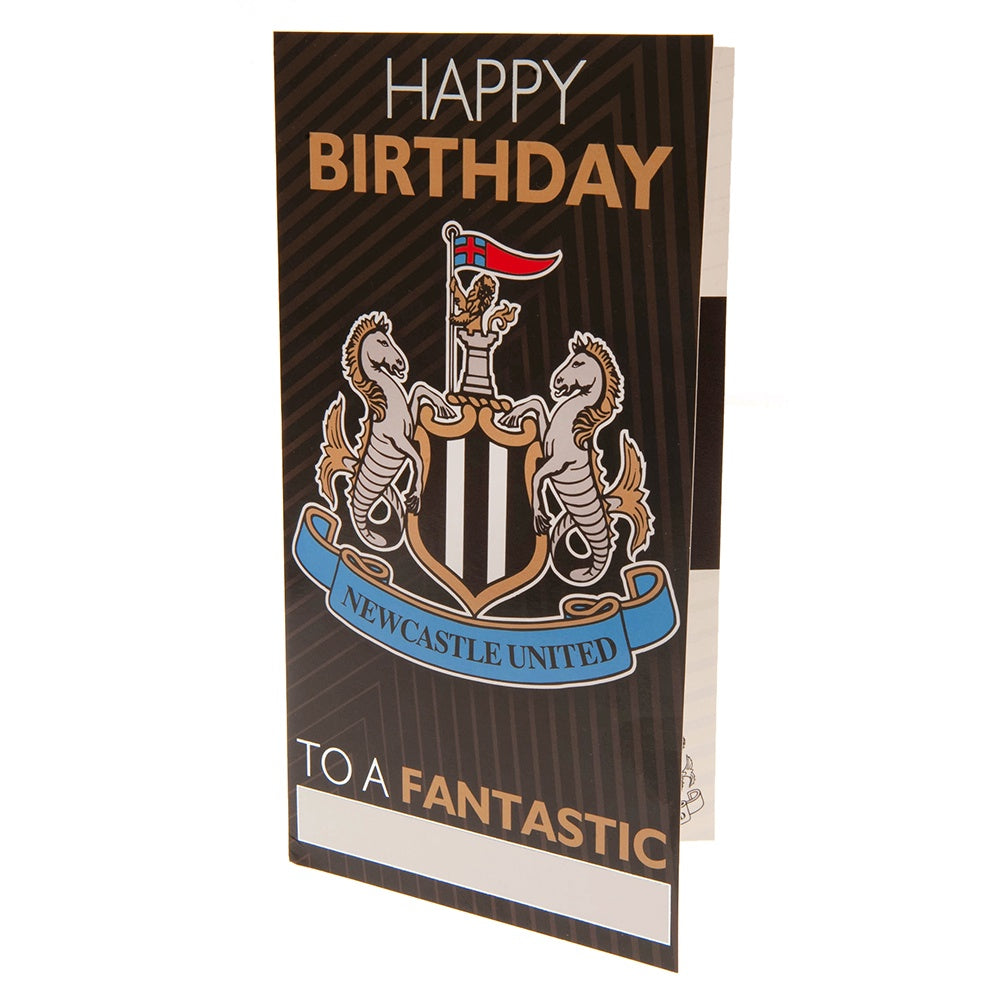 Newcastle United FC Birthday Card Personalised