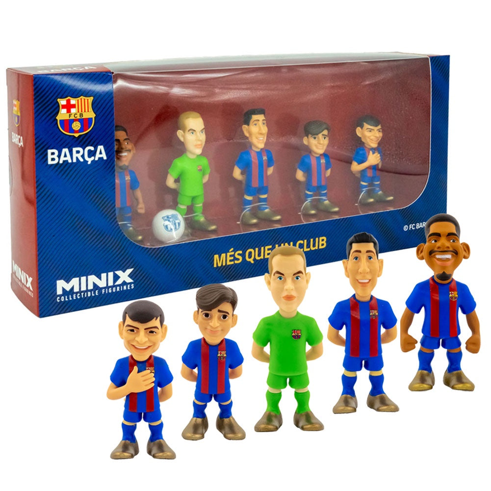 Barcelona MINIX Figures 7cm 5pk