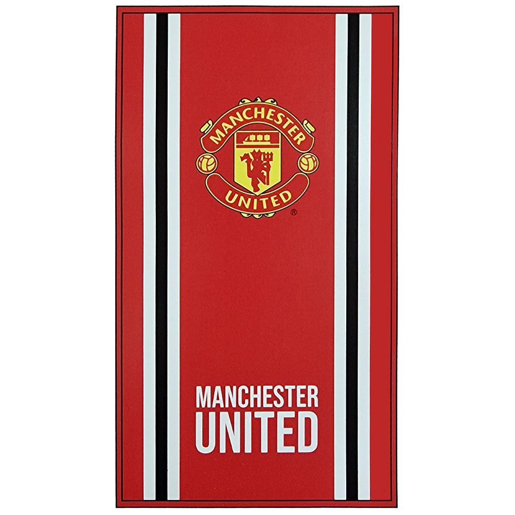 Manchester United FC Core Stripe Towel