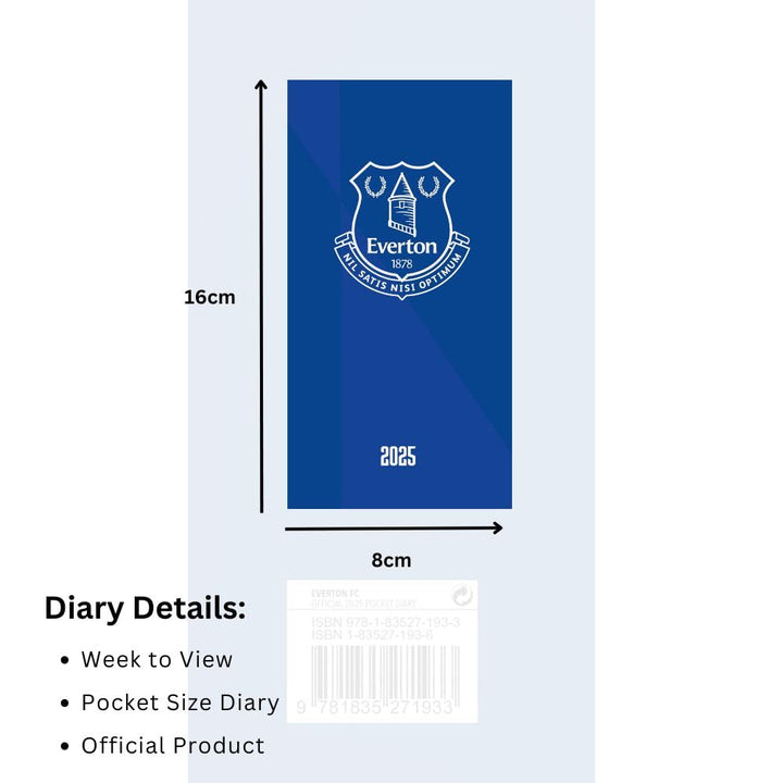 Everton FC Slim Diary 2025