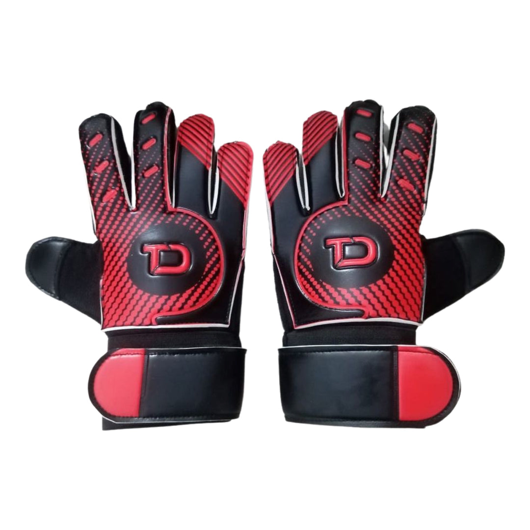 TapeDesign Goal Keeper Gloves Junior - RED/BLACK