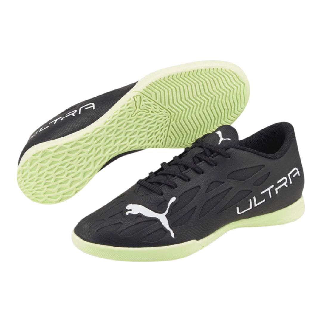 Puma Futsal Junior - Ultra 4.4 - BLACK/WHITE/GREEN