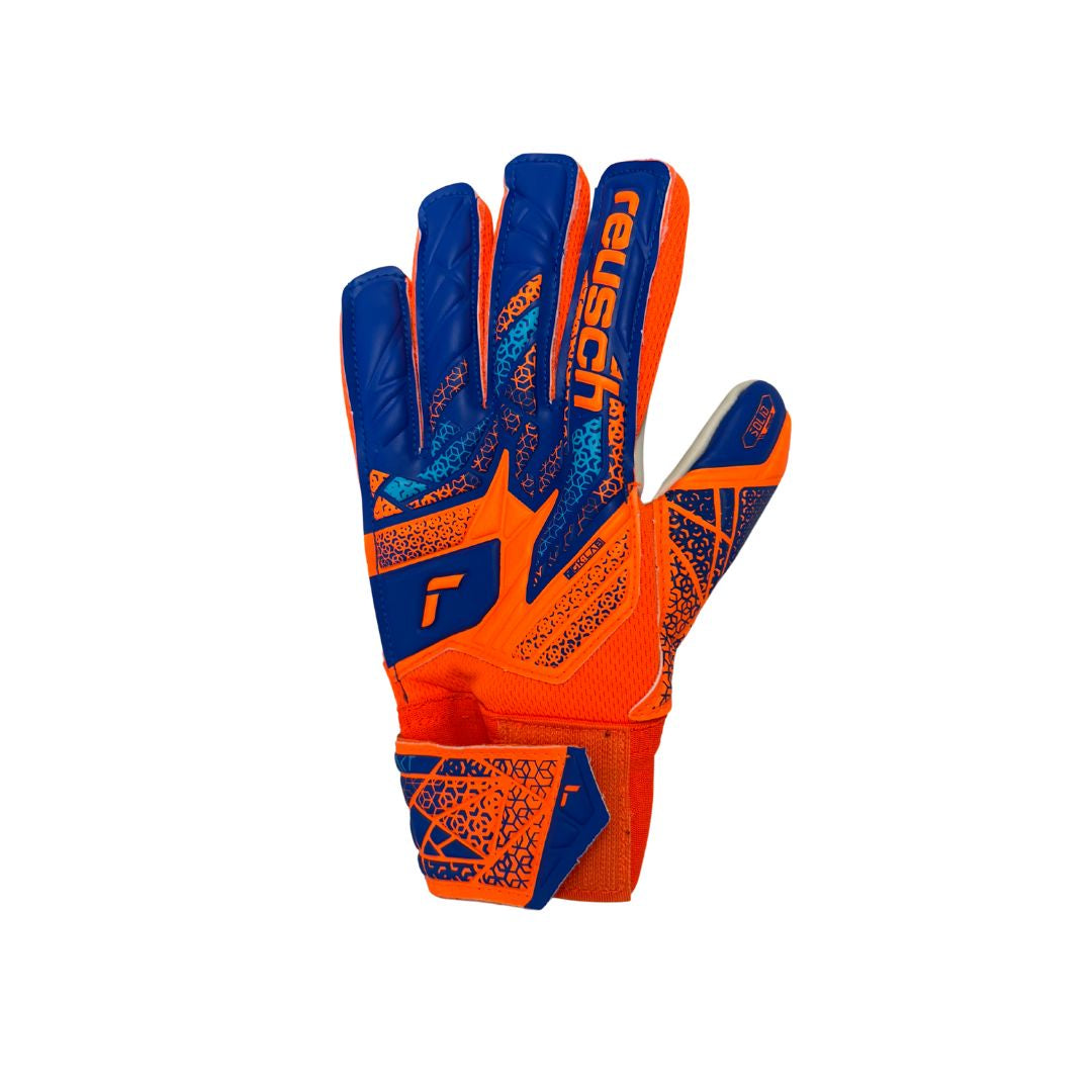 Reusch Akttrakt Starter Solid Finger Support Junior - Orange / Blue