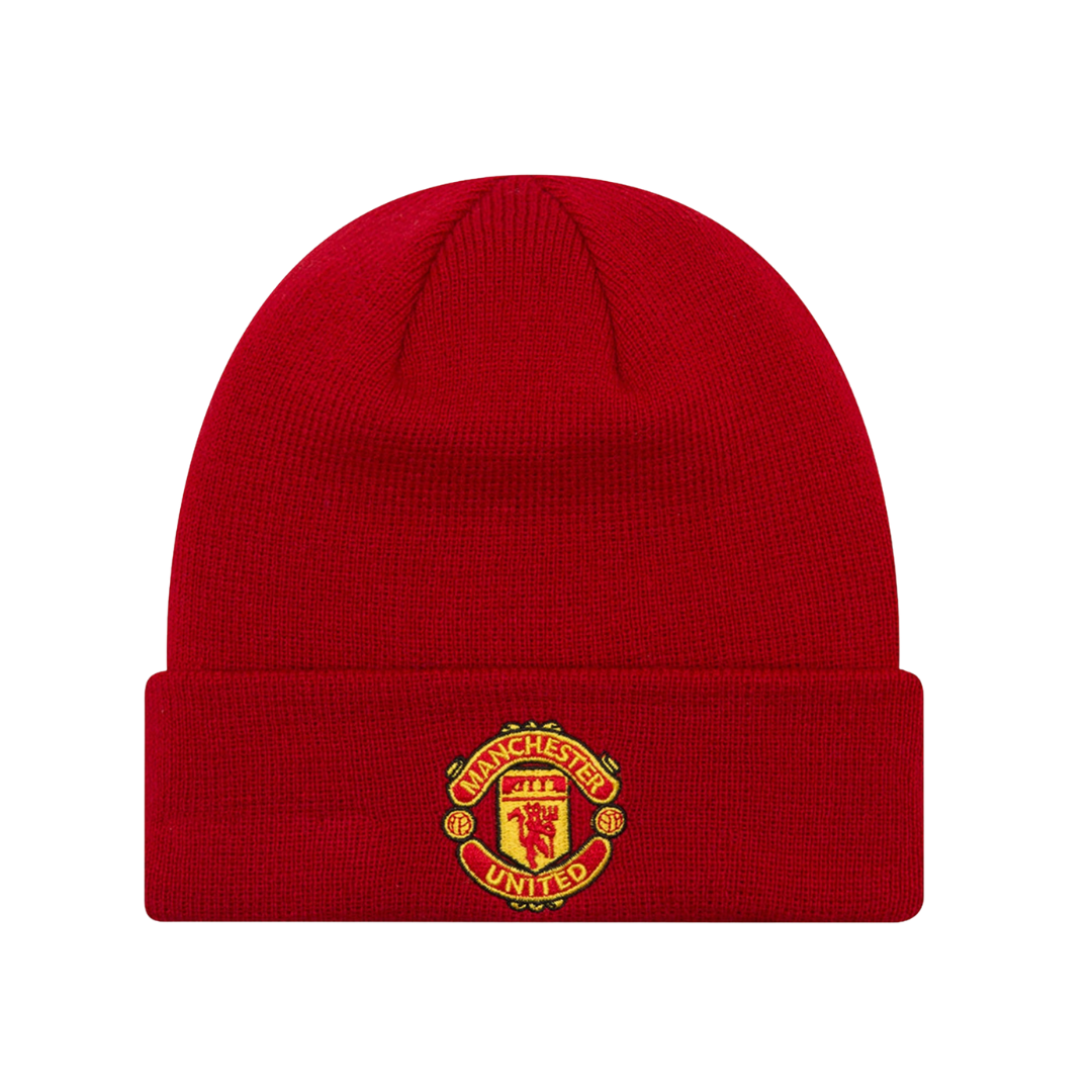 New Era Manchester United FC Cuff Beanie Youth - Red