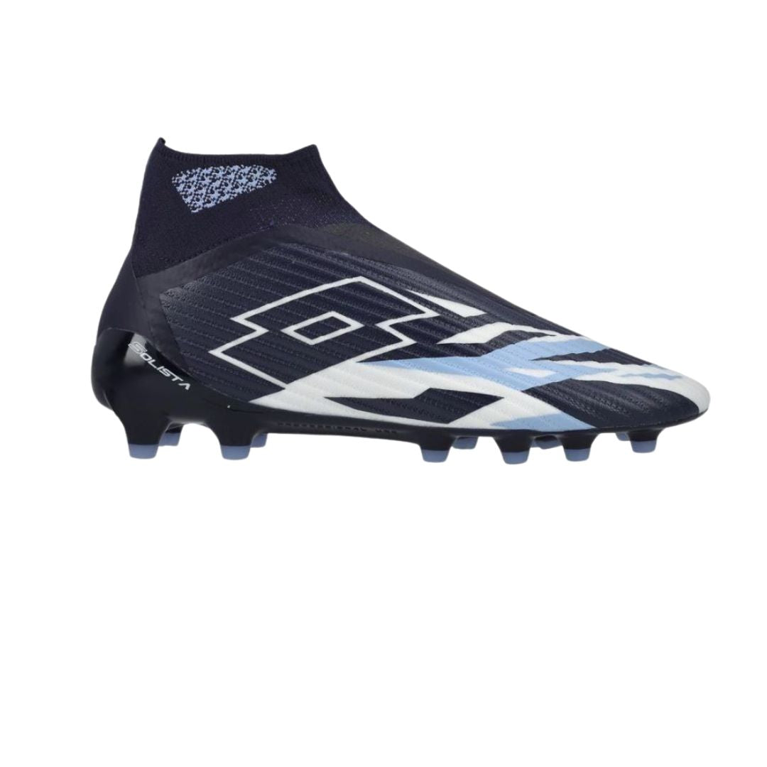 Lotto Solista 100 VI Gravity Soft Ground Boots - NAVY/WHITE