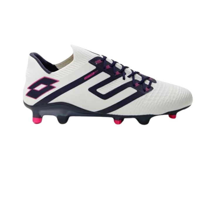 Lotto Maestro 100 IV FG Boots - WHITE/NAVY