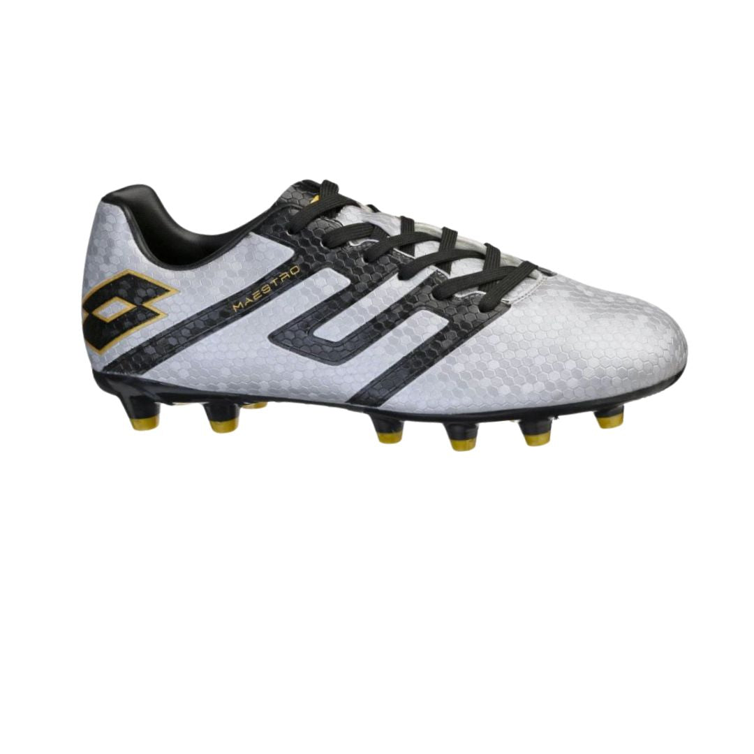 Lotto Maestro 705 FG Boots - GREY/BLACK/GOLD