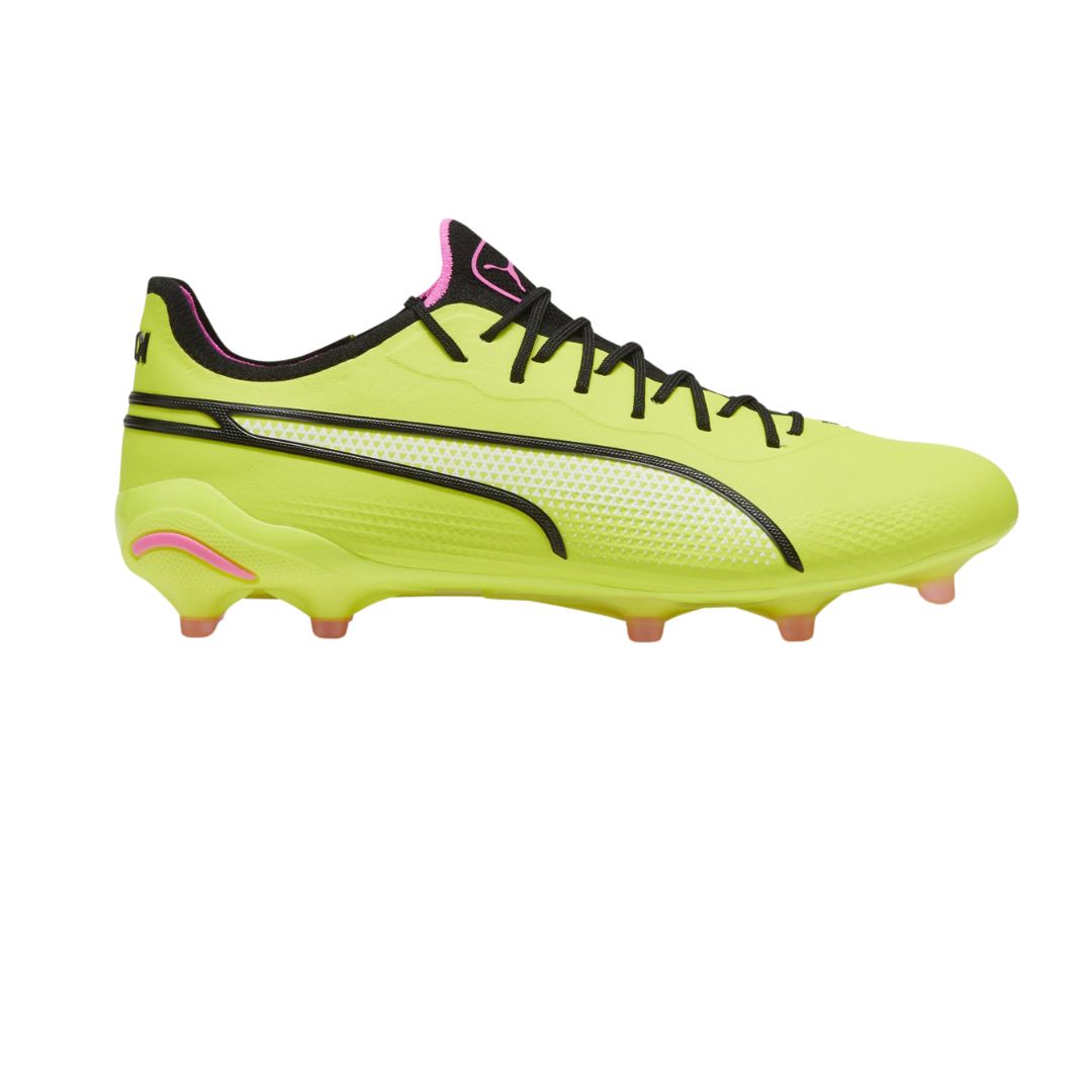 Puma King Ultimate FG/AG Boots - ELECTRIC LIME/PUMA BLACK/POISON PINK