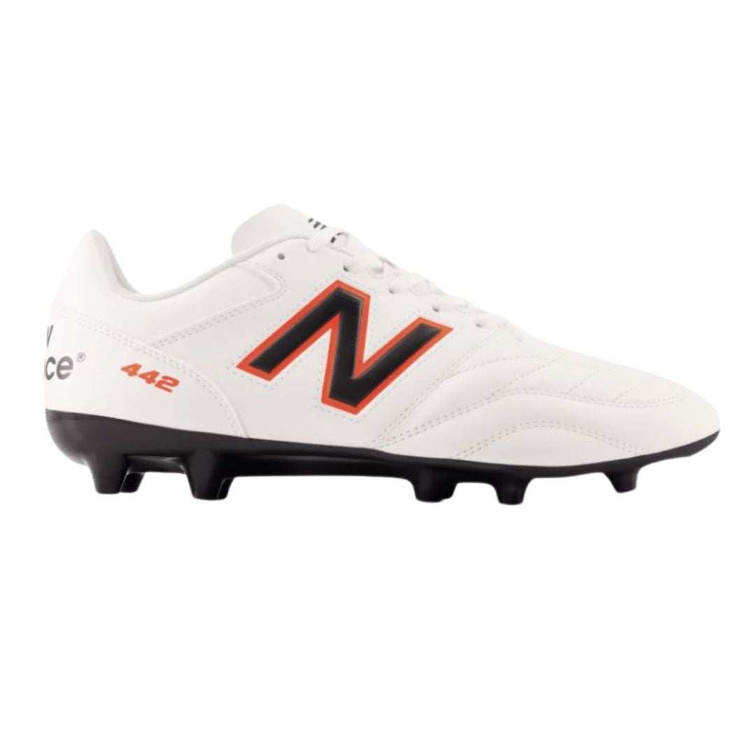 New Balance 442 V2 Academy FG Boots - WHITE