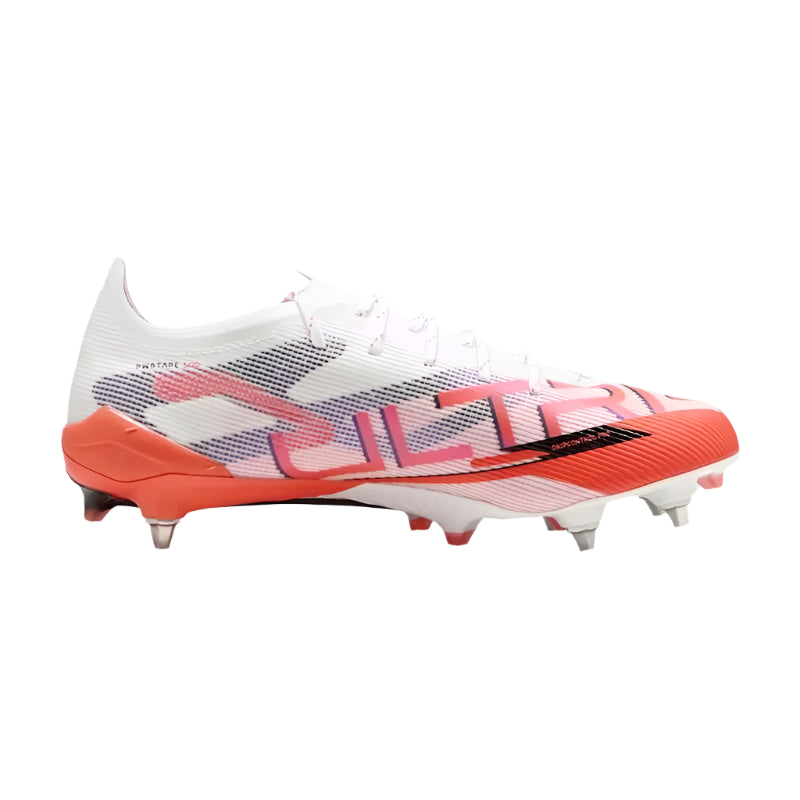 Puma Ultra 5 Ultimate MxSG - WHITE/BLACK/GLOWING-RED