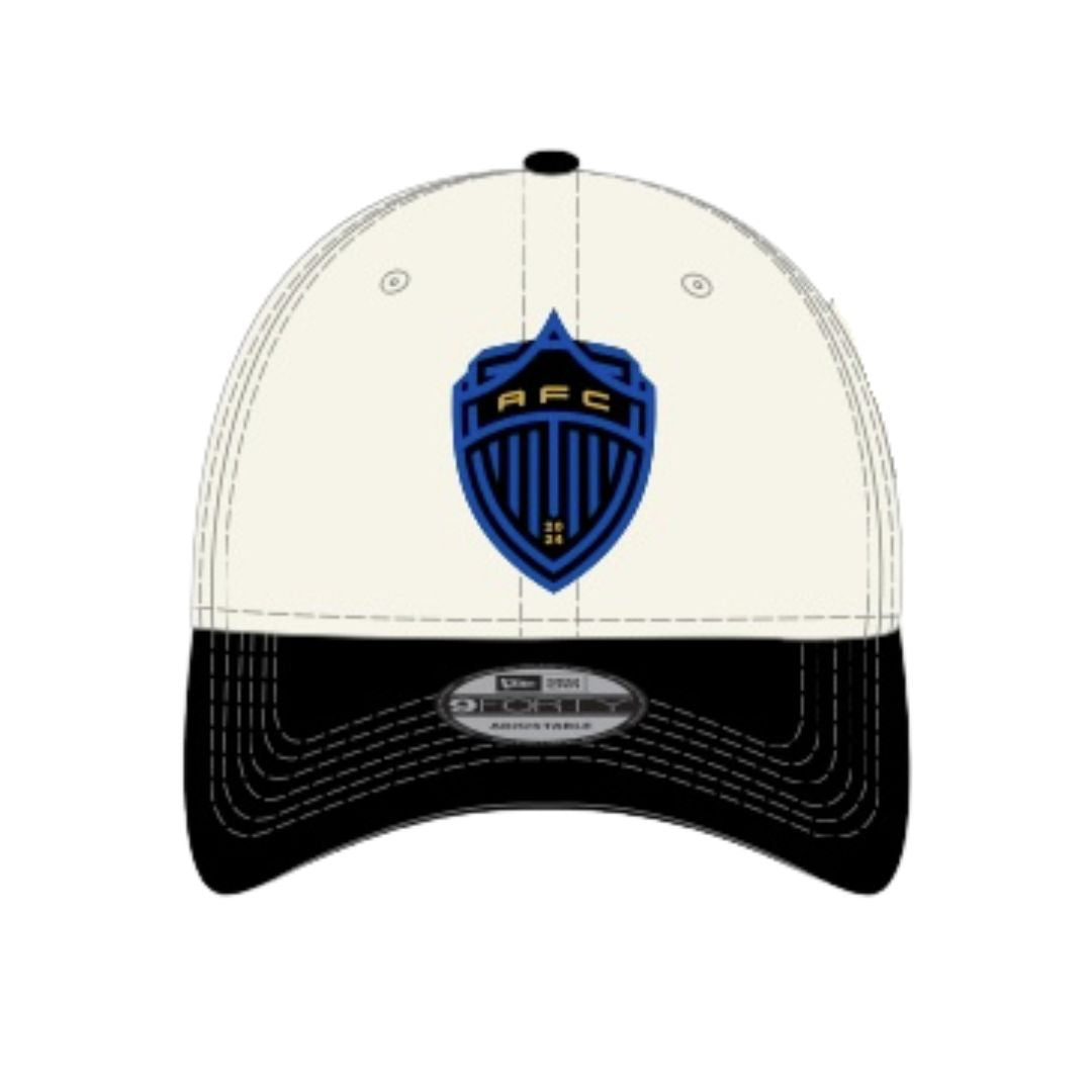 Auckland FC Cap - New Era 9Forty - White / Black