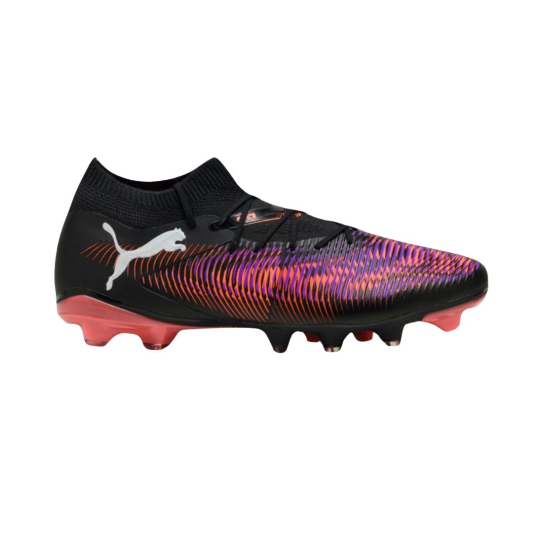 Puma Future 8 Match FG/AG - BLACK / WHITE / GLOWING RED