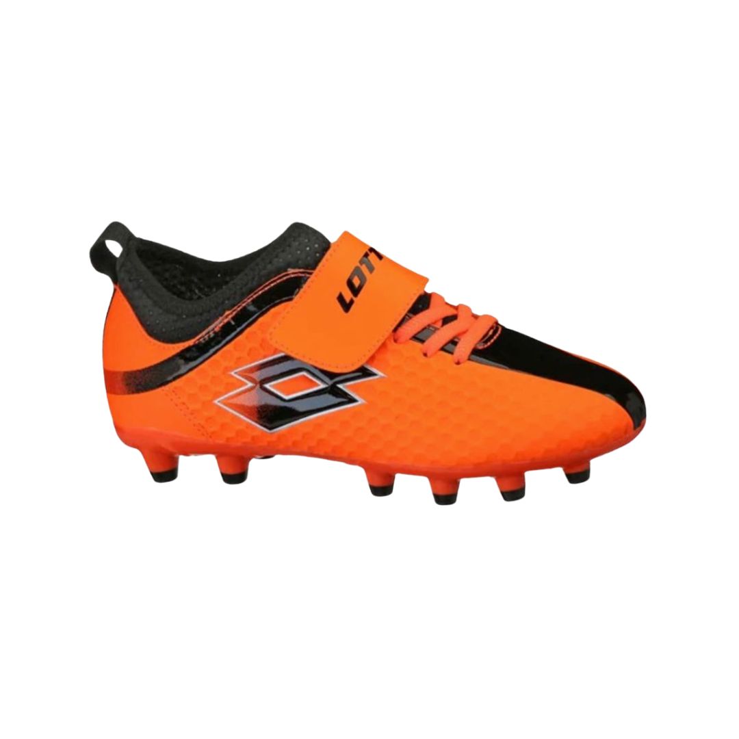 Lotto Luna FG CL Jnr Boots - ORANGE/BLACK