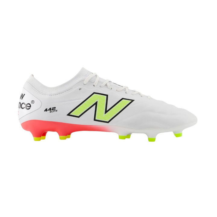 New Balance 442 Elite FG V2 Boots - WHITE