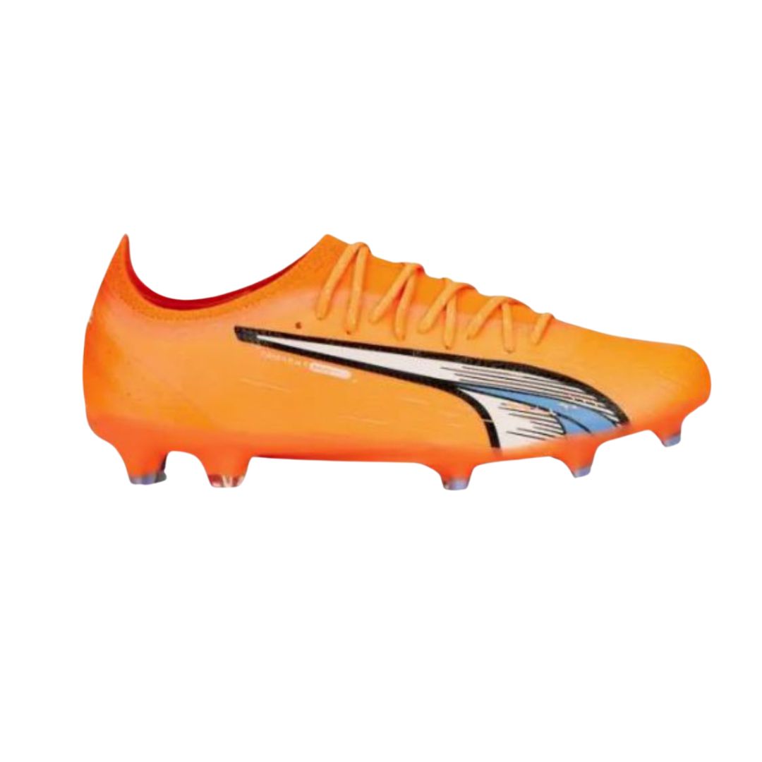 Puma Ultra Ultimate FG/AG Boots - ULTRA ORANGE/WHITE/BLUE GLIMMER