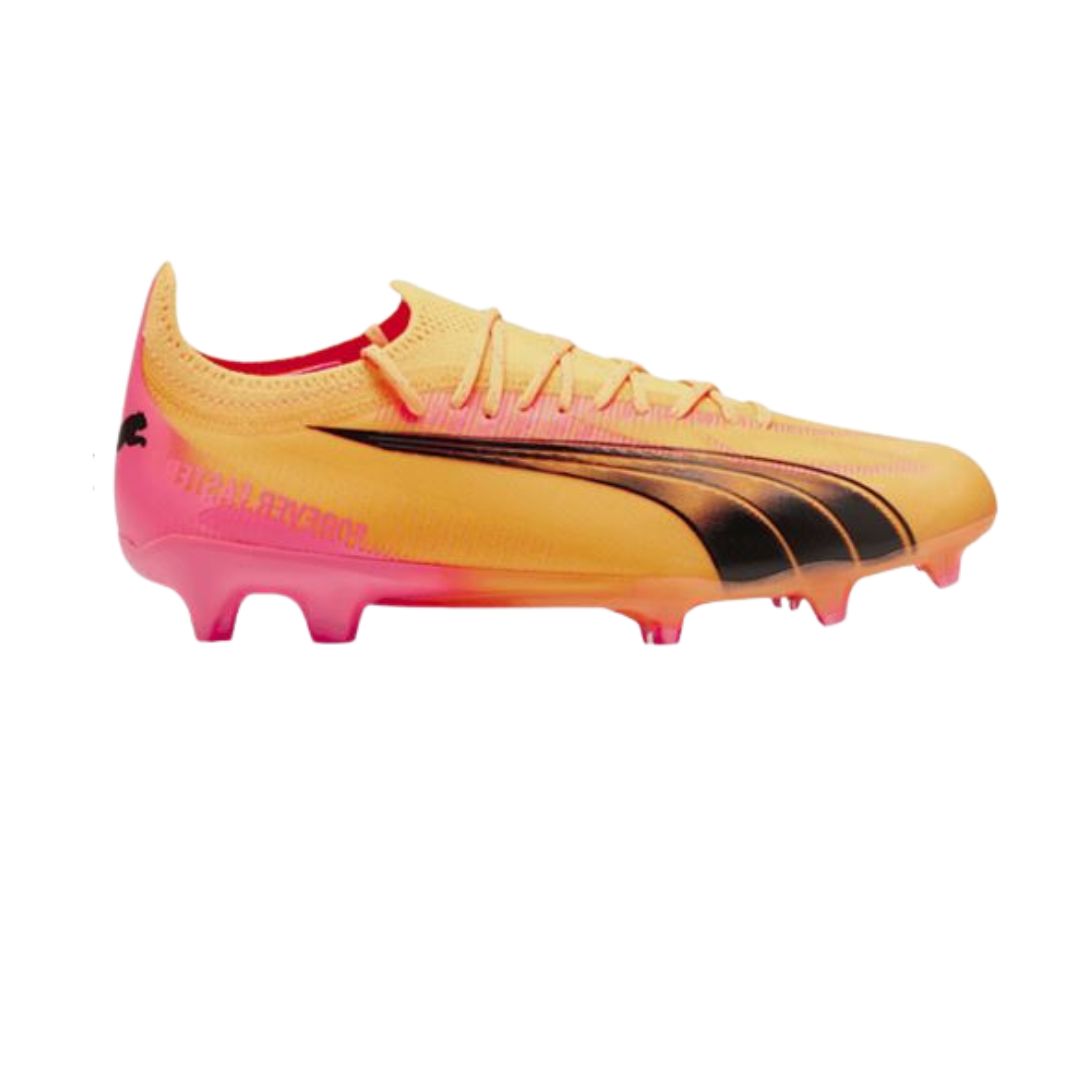 Puma Ultra Ultimate FG/AG Boots - SUN STREAM/PUMA BLACK/SUNSET GLOW