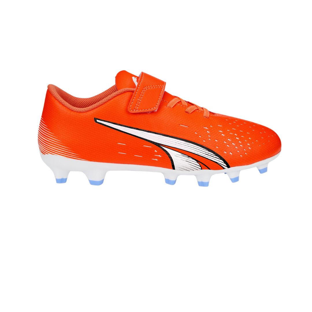 Puma Ultra Play FG/AG V Jr - ORANGE/WHITE/BLUE