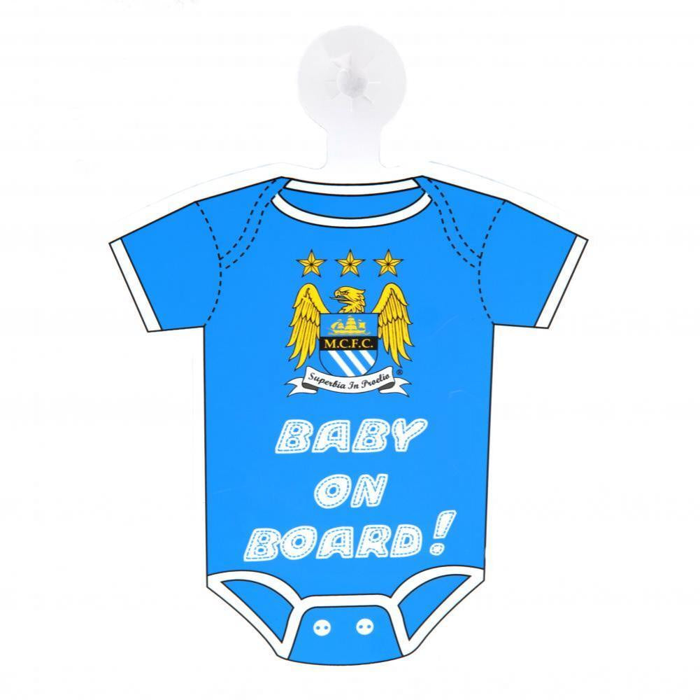 Manchester City Baby On Board Sign