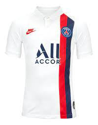 2019/20 PSG Third Stadium Jersey 'MBAPPE 7' on back - WHITE