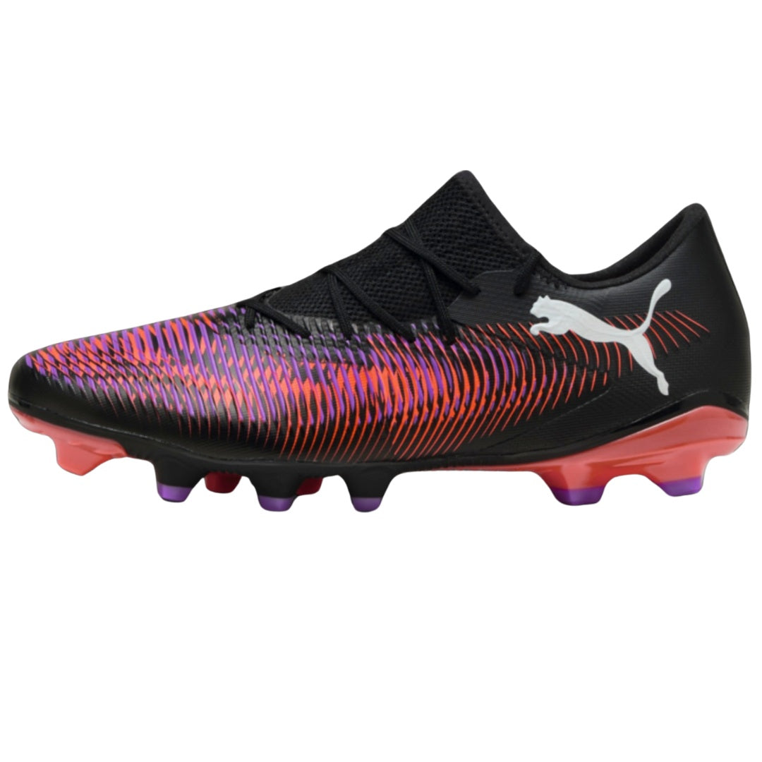 Puma Future 8 Match Low FG/AG - BLACK / WHITE / GLOWING RED