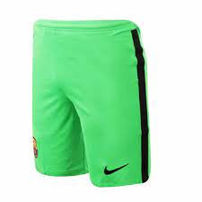 Barcelona Goalkeeper Shorts Youth - GREEN