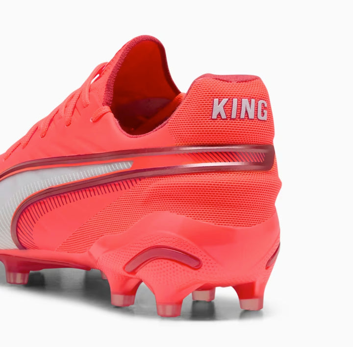 PUMA KING ULTIMATE FG/AG - BLACK-HEAT/FIRE/SILVER