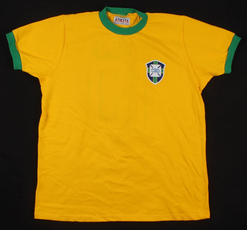 1970 Brazil Replica Home Shirt -10 Pele