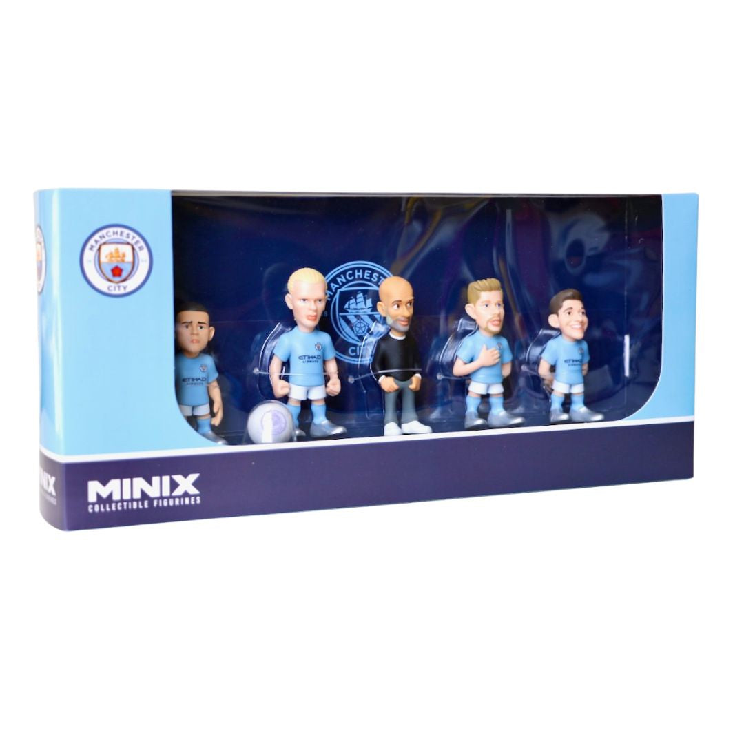 MINIX Manchester City Vinyl Figurines - 7cm / 5 pack