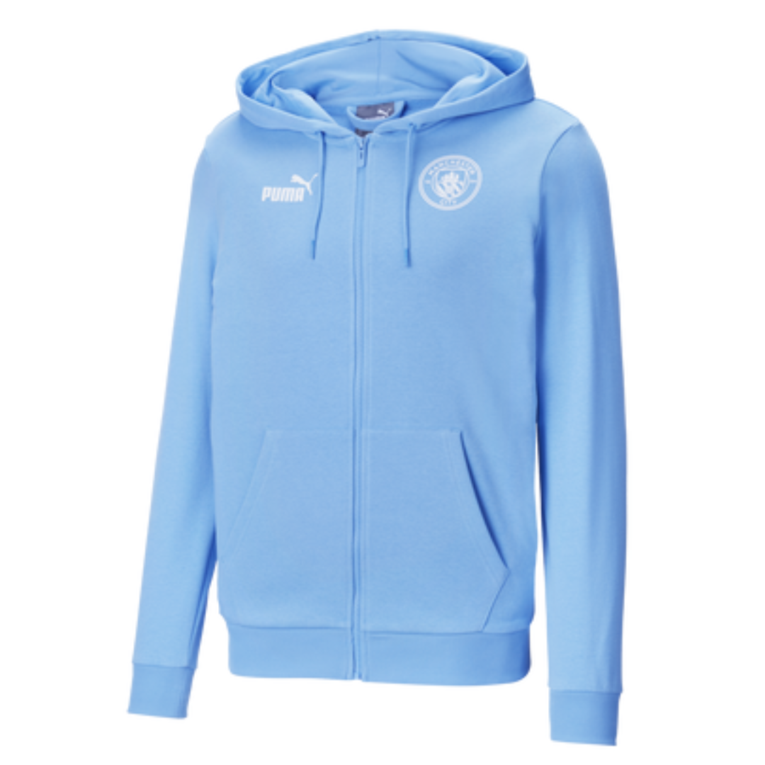 Manchester City  Culture Hooded Sweat Jacket - TEAM BLUE