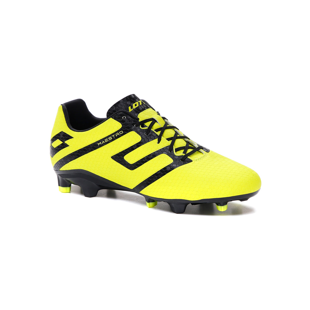 Lotto Maestro 700 IV FG Junior Football Boots - YELLOW/BLACK