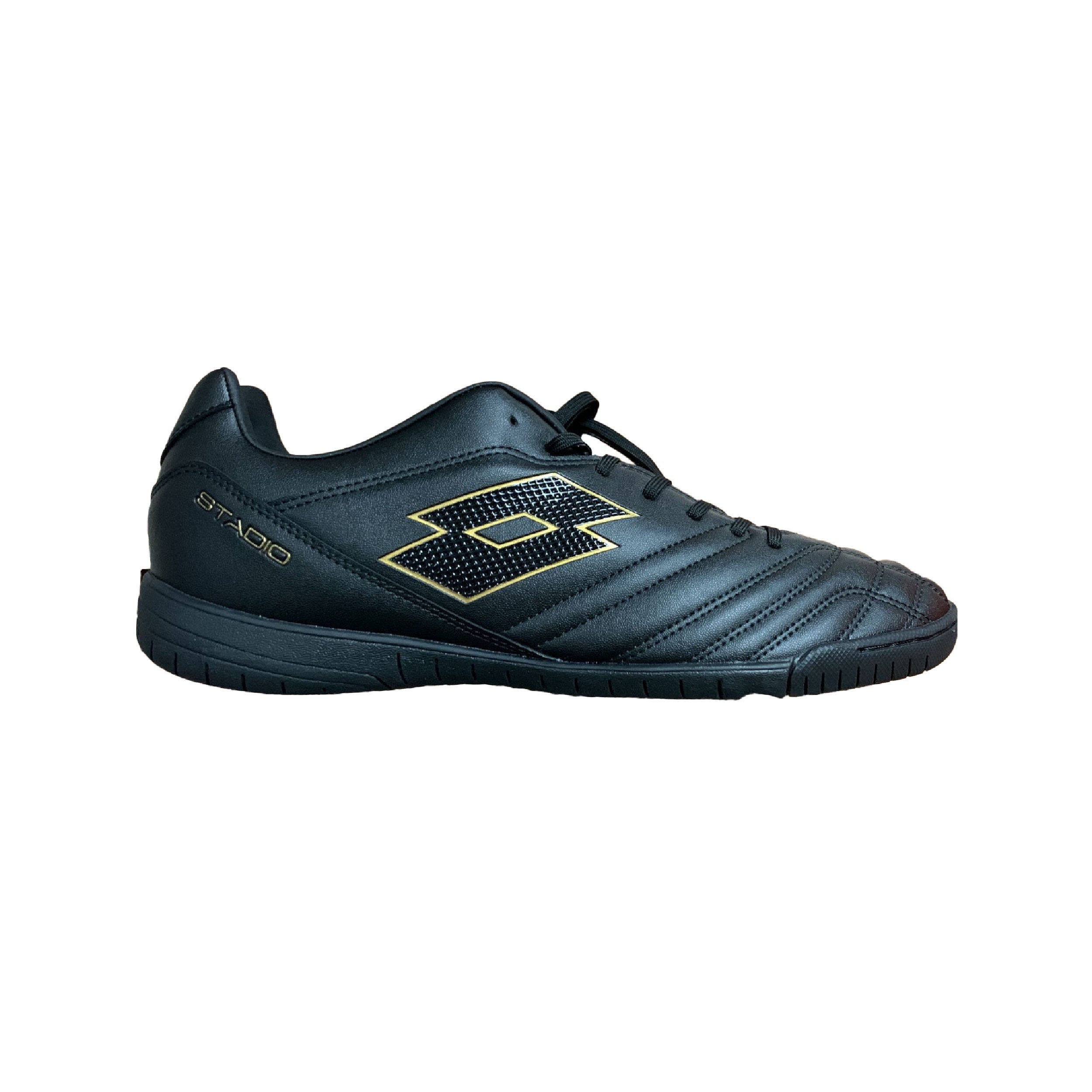 Lotto Futsal Junior Stadio 705 BLACK METGOLD Soccer United NZ