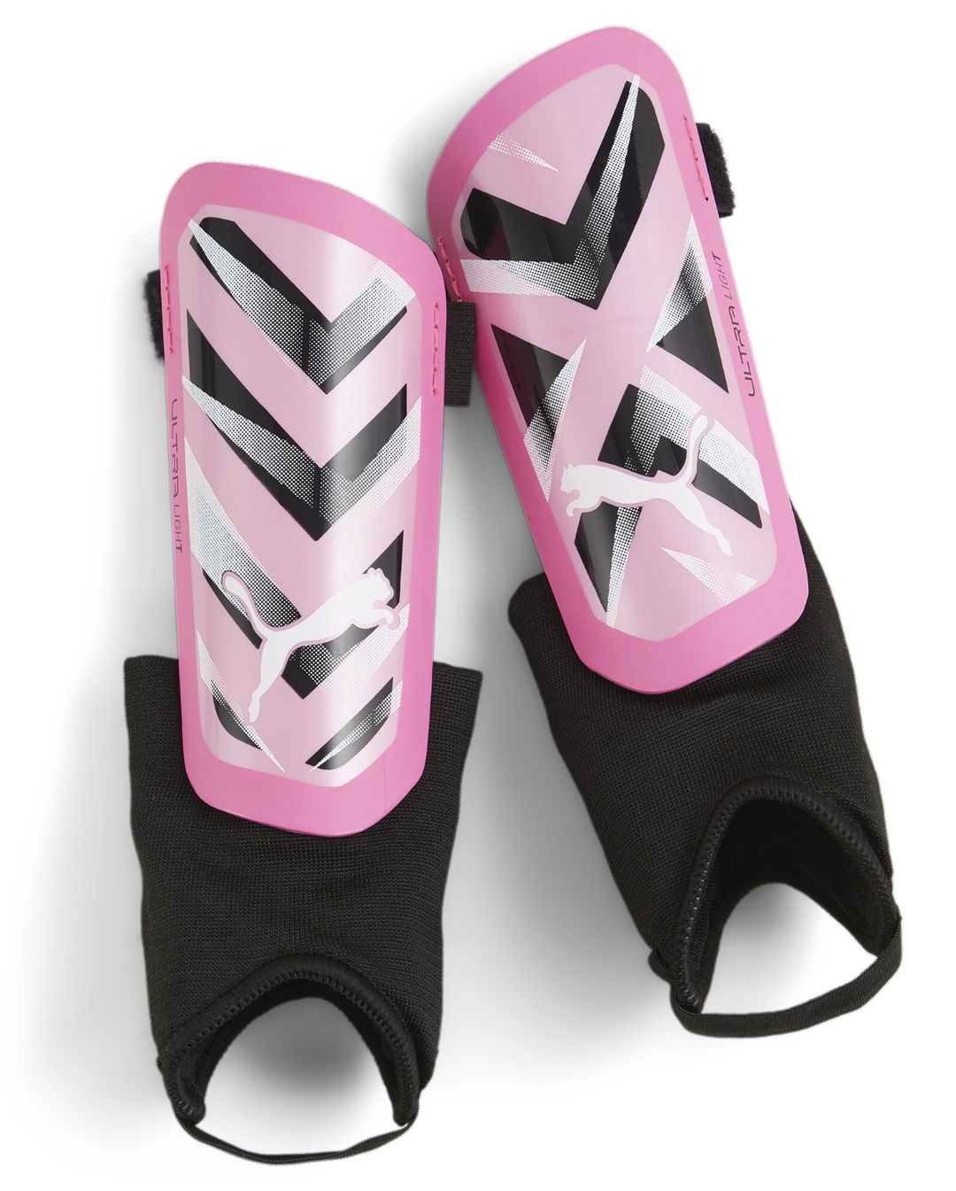 Puma Shin & Ankle Guard - Ultra Light - PINK/WHITE/BLACK