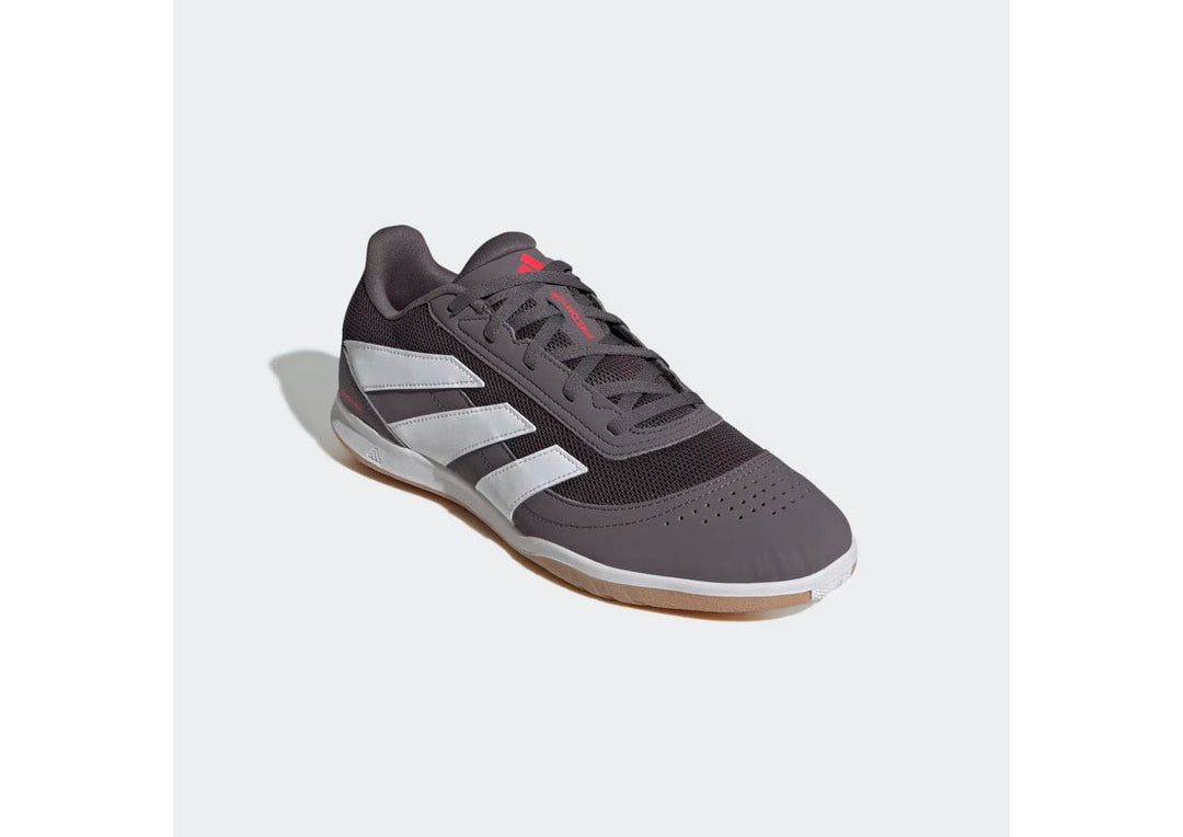 Adidas Predator League Indoor Futsal - Grey Strata / Cloud White / Lucid Red