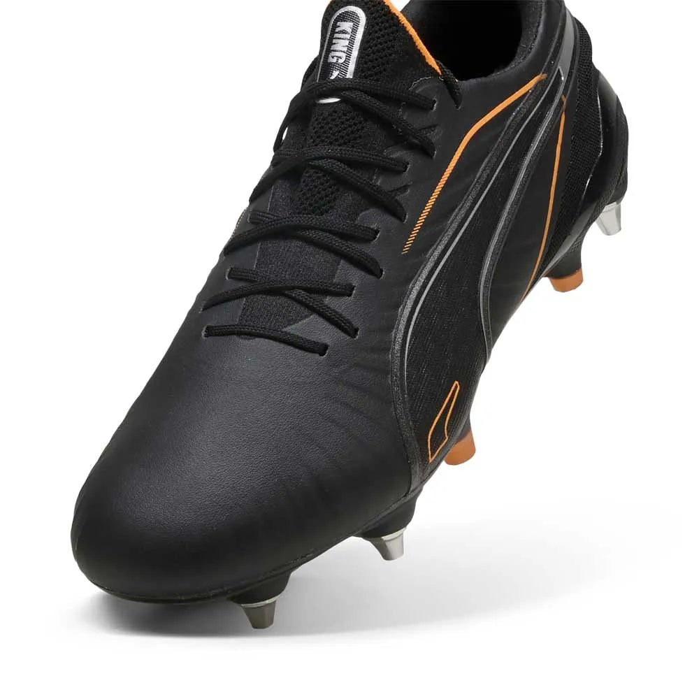 Puma King Ultimate MxSG - BLACK/HEAT-FIRE/SILVER