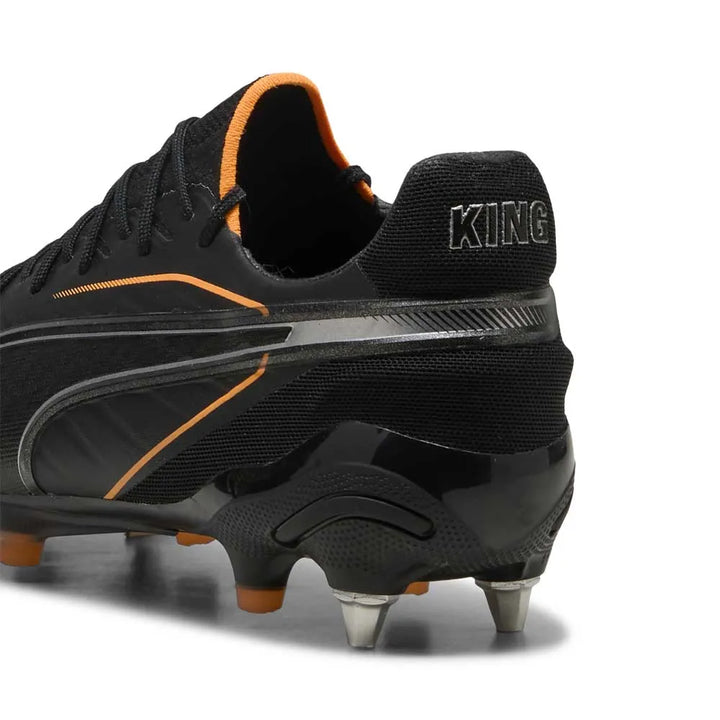 Puma King Ultimate MxSG - BLACK/HEAT-FIRE/SILVER