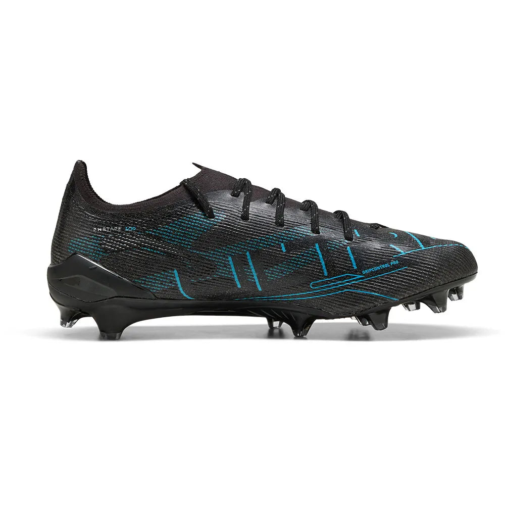 Puma Ultra 5 Ultimate FG - BLACK/SILVER/BRIGHT-AQUA