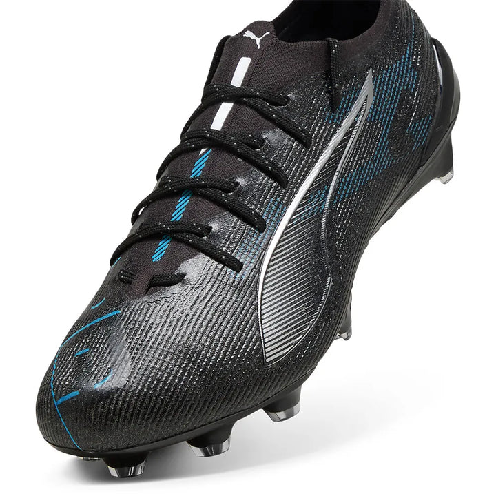 Puma Ultra 5 Ultimate FG - BLACK/SILVER/BRIGHT-AQUA