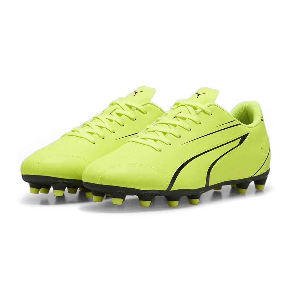 Puma Vitoria FG/AG Junior Boots - ELECTRIC LIME/PUMA BLACK